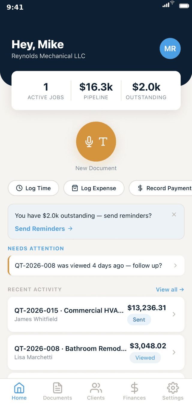 Your Business at a Glance